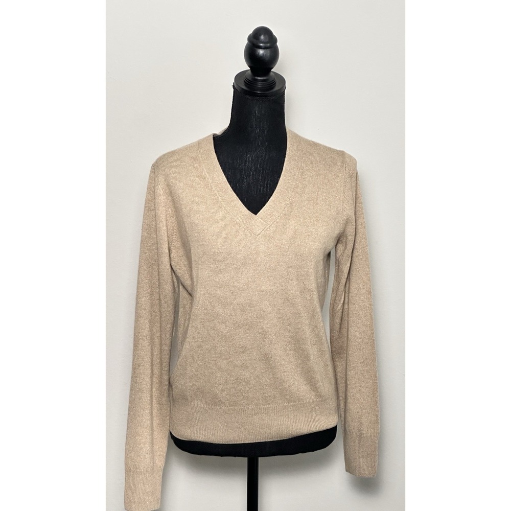 Brooks Brothers Beige V-Neck Sweater